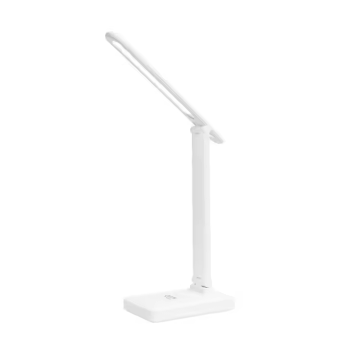 Lámpara Escritorio Led, Flexo Lamparas de Mesita de Noche, Plegable Lampara de Mesa, Ajustable Lamparas sin Cables 3 Modos y Atenuación Anómala para Cama,Oficina,Leer,Estudiar,Nocturna - 1
