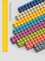 Juego De Rompecabezas De Bloques De Construcción Grande DIY Montessori Juguetes Educativos Creativos Para Niños Regalo De Caja Coloridos - details 3