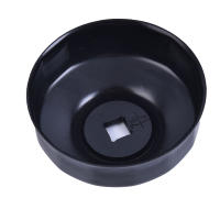 Llave De Filtro De Aceite Para Coche De Acero Negro De Alta Calidad 76mm 14 Encogimientos Tipo Tornillo Con Rosca De 3/8" - details 0