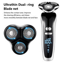 Nueva Pelacabello Eléctrico Para Hombres 4D Recargable USB Trimmer De Barba Profesional Corte De Cabello Afeitadora Adulto Rasurador Para Hombres - details 6