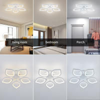 Iluminación De Techo LED IRALAN Con Control Remoto Y Posibilidad De Dimmer Para Comedor Sala De Estar Dormitorio Estudio Material De Hierro Fuente De Alimentación AC 90-260V - details 7