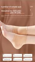 2PCS Calcetines De Gel Para Los Talones Hidratantes Y Reparadores Para Pies Secos Y Agrietados Uso En Spa Cuidado Del Pie Antideslizantes Duraderos Y Confortables - details 2