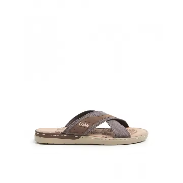 LOIS 86091 023 Sandalias hombre 32448 24V SANDALIA PALA CRUZADA MARRON - 1
