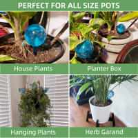 3Pc Bolas De Riego Automáticas Para Plantas Juego De Dispositivos De Riego Por Drip Sistema De Riego Self Watering Para Jardín Flores Y Plantas - details 2