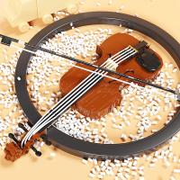 Bloques De Construcción De Violín Creativo Clásico Para Artistas Modelo De Instrumento Musical Juguetes De Ensamblaje Para Niñas Y Niños Regalo Para Niñas - details 3