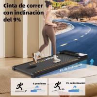 Cinta de Andar con Inclinación del 9%, 2.5HP Walking Pad, Cinta de Correr Capacidad de Carga 120KG, 1-6km/h, Adecuado para Uso Casa o Debajo del Escritorio Caminadora Electrica para Casa con Control Remoto - details 5
