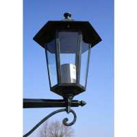 vidaXL Farola de jardín 2 brazos 215 cm verde oscuro/negro aluminio - details 2
