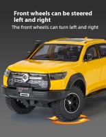 Modelo De Coche De Escala 1:24 Great Wall Motor GWM Cannon POER SUV Todoterreno De Aleación Con Sonido Y Luz Decoración De Interiores Boutique Para Adultos - details 10