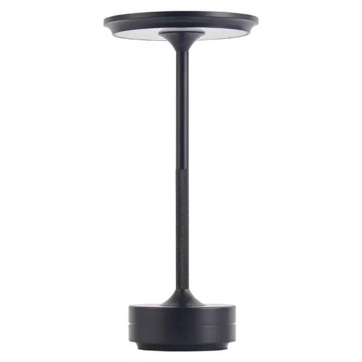 Lámpara De Mesa Recargable LED Con Sensor De Toque Luz Nocturna Sin Cable Para Lectura En Restaurantes Hoteles Bares Decoración De Dormitorio - 1