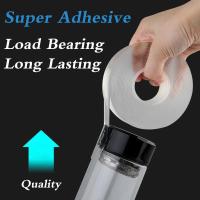 Cinta Doble Cara Nano 1/2 Rolls Transparente Reutilizable Impermeable Adhesiva Para Cocina Y Baño Espesor 30mm - details 0