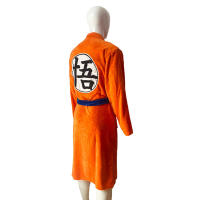 Bata Albornoz Dragon Ball Kanji GO Naranja - Talla XL - [EDICION LIMITADA] Tela Suave de Coralina Premium. Regalo Anime Original, Máxima Comodidad y Calidez - New Import - details 1