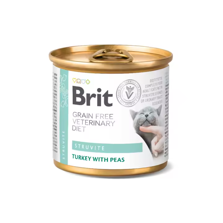 Brit Veterinary Diet Struvite Latas para Gatos (6 x 200gr) - 1