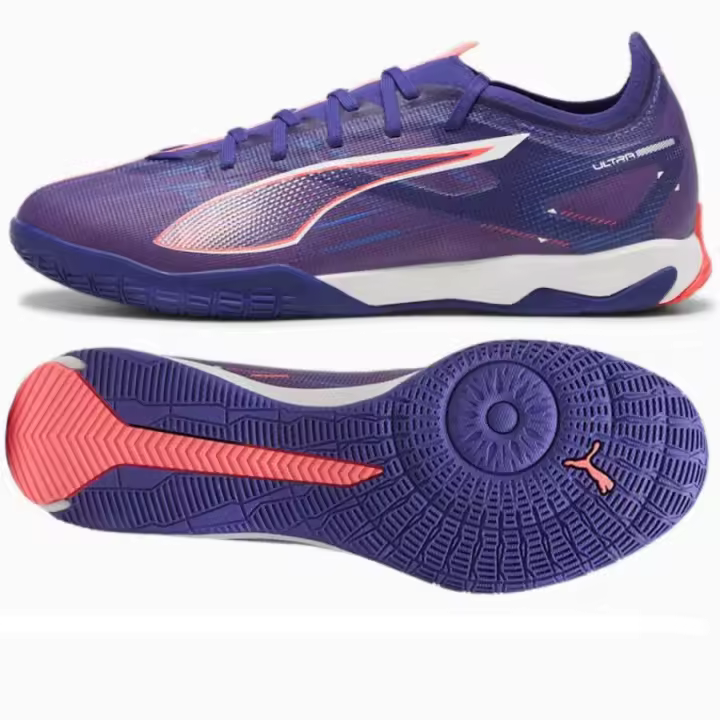 Puma Ultra 5 Match IT M shoes 107895 01 – Botines de fútbol sala con ajuste ergonómico, suela de gran agarre y diseño ligero, proporcionando rapidez y precisión en espacios reducidos. - 1