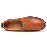 Zapatos Casuales Hechos a Mano Para Hombres Plataforma Plana Transpirables Zapatillas De Exterior Loafers Con Cubierta Superior De Cuero Split - details 21