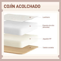 HOMCOM Silla de Escritorio sin Brazos Silla de Oficina con Altura Ajustable Función de Basculante Base Cruzada y Asiento Amplio Silla para Estudio Dormitorio Gris Claro - details 1