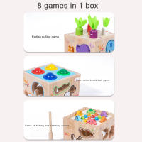 Puzzle Montessori De Madera En Forma De Zanahoria Interactivo Para Niños Edad 3-6 Juguetes Sensoriales De Aprendizaje Temprano Color Varias - details 1