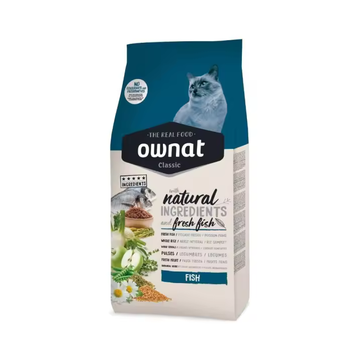 Ownat Classic Fish 4Kg Pienso para Gatos - 1