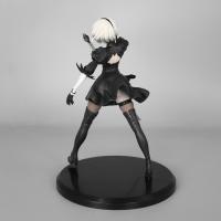 Figura De Acción Anime Nier:Automata Yorha No. II Model B Gk 18cm Estatua Coleccionable De 2b Decoración De Escritorio Regalo Para Adultos - details 8