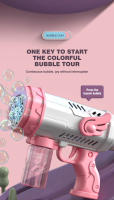 Pistola De Burbujas Automática Eléctrica Para Niños Juguete De Exterior Para Bodas Y Fiestas Regalo Para Niños De Boy - details 2