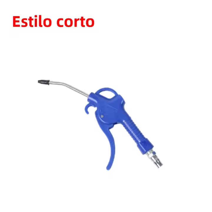 Pistola De Desbaste Pneumática Herramienta De Hardware Con Boquillas Extensas Y Bomba De Aire Alta Presión Para Eliminación De Polvo Y Soot - 1