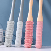 Cepillo De Limpieza Para Dedos De Pies Con Mango Largo 2pcs Esfuerzador De Pie De Silicona Suave Cepillo De Baño Para Ducha Auxiliar De Limpieza De Pies - details 1
