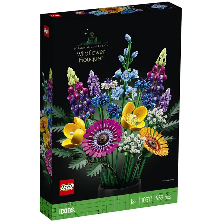 Lego Icons - Ramo de Flores Silvestres, 10313, Tienda con Licencia Oficial - 1