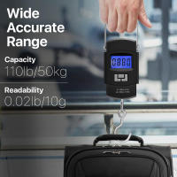 Báscula Digital Electrónica De Colgante 50kg 10g Para Pesca Equipaje Viaje Pesaje Con Gancho De Acero Cocina Medidor De Peso - details 0
