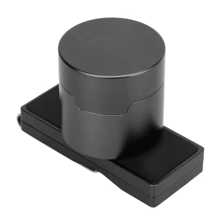 Porta Carboncillo Magnético Para Billar Aluminio Redondo Con Clip Fijo Accesorios De Snooker Portátil Para Juego De Pool - 1
