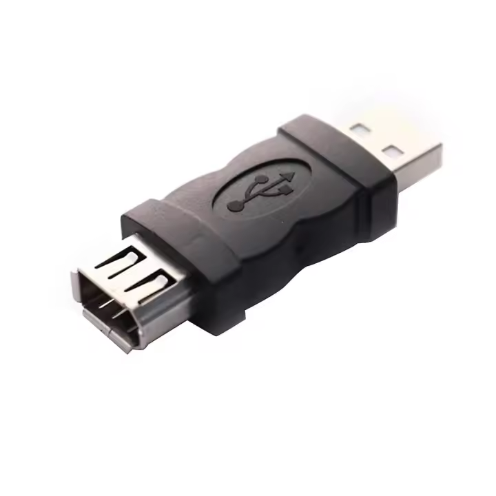 Cable convertidor Firewire IEEE 1394 de 6 pines hembra a USB 2.0 para ordenador - 1
