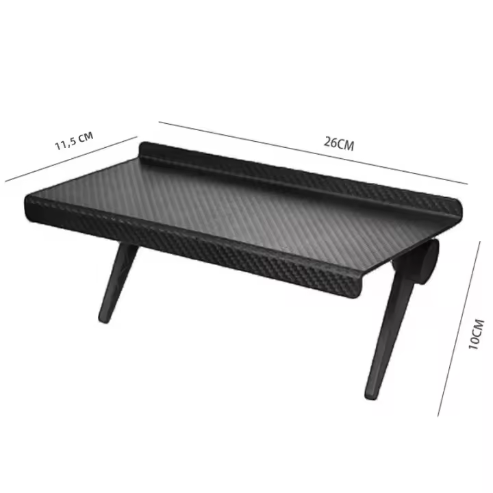 Estante Superior Ajustable Para Pantalla De TV Soporte De Almacenamiento Para Monitor De Computadora Organizador De Oficina Y Hogar Material Plástico PC - 1
