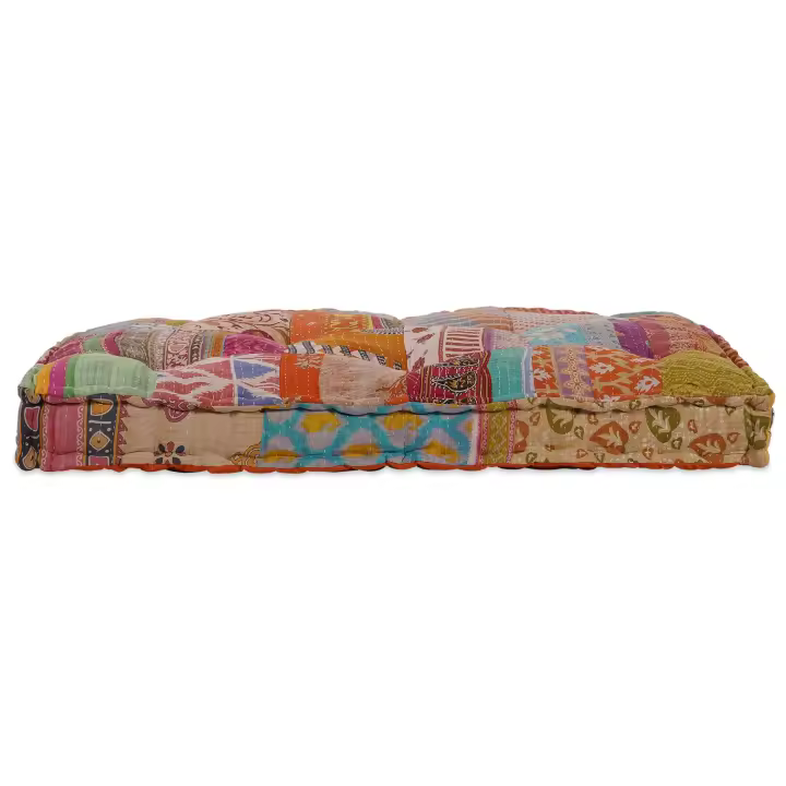 Cojín de sofá de palets vidaXL de tela patchwork - 1