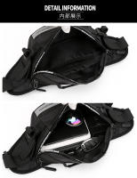 Bolsa De Cintura Para Hombres Antirrobo Con Correa Reflectante Múltiples Funciones Bolsa De Hombro Estilo Casual Material Nylon - details 31