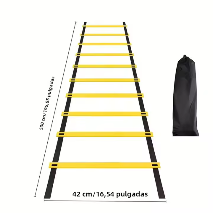 Cajón De Agilidad De Fútbol Ajustable 5M Herramienta De Entrenamiento De Fitness Y Coordinación Corporal Para Deportes - 1