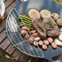 Sartén De Barbacoa Coreana Multiusos Antiadherente Para Panqueques Redondos Viajes Camping Fritura Plancha Herramienta De Barbacoa Para El Hogar - details 22