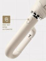 Paraguas Automático Resistente Al Viento Con 12 Costillas Y Mango Protección UV Plegable Para Viajes Sombrilla Solar Y De Lluvia Para Adultos - details 7