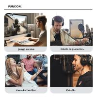 LEUS LAC50 - 55SH Micrófono Dinámico Profesional Vintage Clásico Para Voz Para Presentaciones En Directo Karaoke - details 2