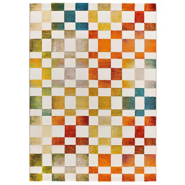 Alfombra de interior diseño geométrico en multicolor - BRUNEI 40411 | 120x170, 140x200, 160x230 cm - 1