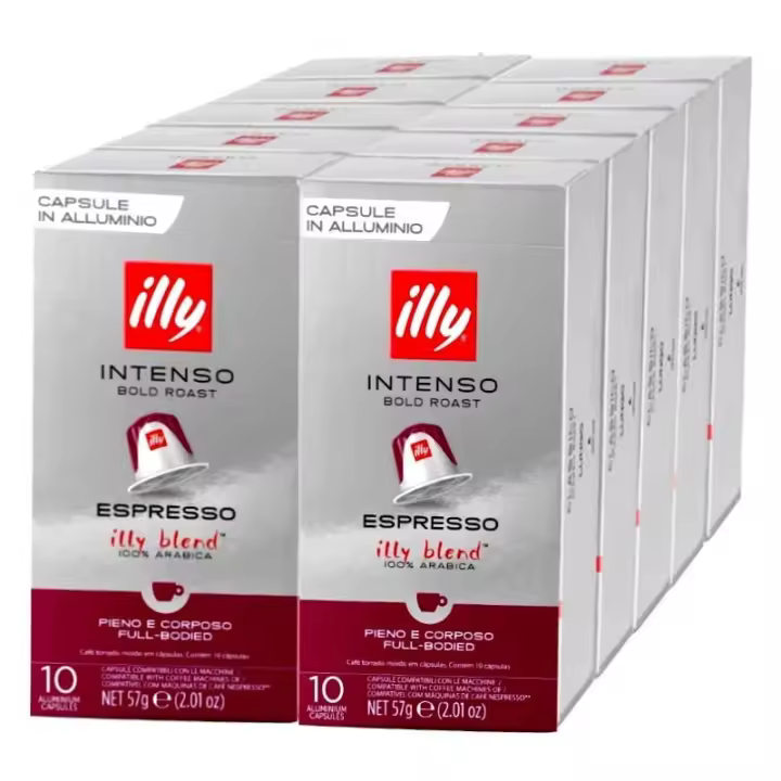 master espresso intenso illy 100 cápsulas compatibles con Nespresso - 1
