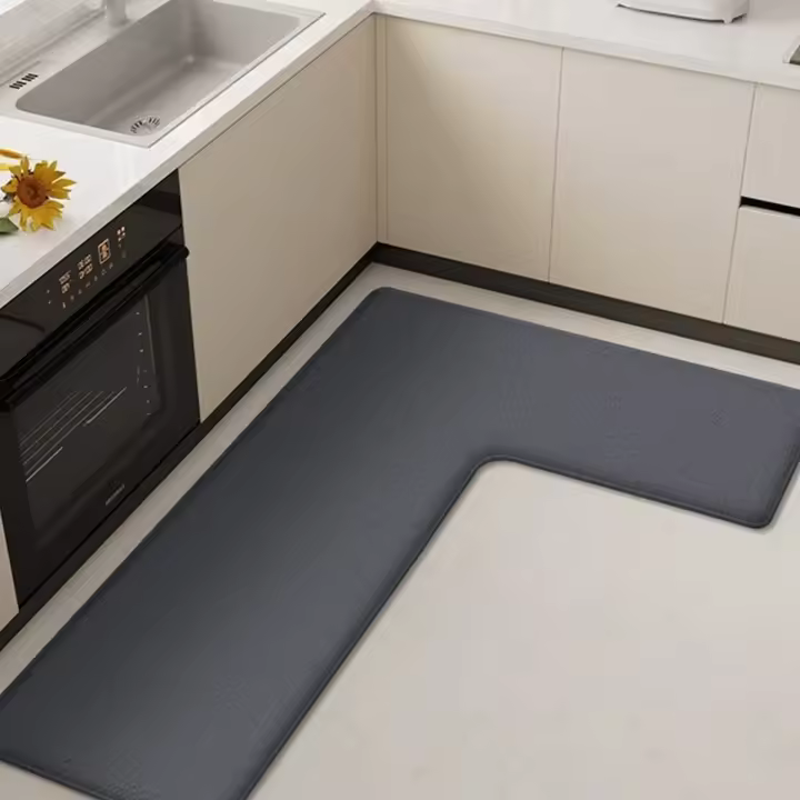 Alfombra De Cocina L Gruesa Absorbente Antideslizante Resistente a La Suciedad Y Aceite Alfombra Para Pies De Casa - 1
