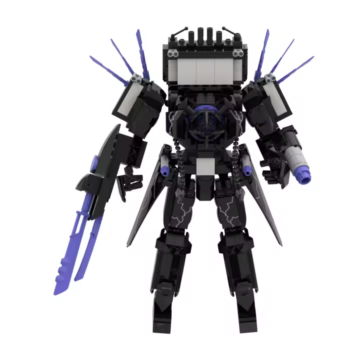 MOC Skibidi Juego De Bloques De Construcción Para Inicio Titan Speakerman Cameraman Tvman Regalos Para Cumpleaños Y Año Nuevo Para Niños - 1