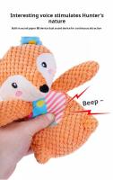 Juguetes De Peluche Para Mascotas Resistentes Al Masticar Sonidos Interactivos Para Perros Y Gatos Alivio De Mordedura Juguete Divertido Para Animales - details 2