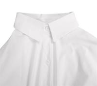 Vestido Blanco De Manga Larga Vintage Gótico Para Mujer Streetwear Ajuste Suave Fiesta Club Mini Vestido Cuello En V Botones - details 1