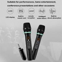 Micrófono Inalámbrico Profesional Bluetooth Para Karaoke Y Grabación De Estudio Micrófono De Mano Para Fiesta En Casa Coche Iglesia Presentación - details 4