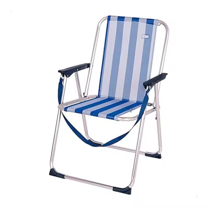 Aktive Silla de Playa Plegable Respaldo Fijo Estampado Marinero 53951 - 1