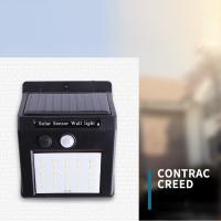 Lámpara Solar Exterior Con Sensor Inalámbrico Y Protección Contra El Agua 20-30 LEDs Para Jardín Decoración De Espacios Externos Luz De Pared Con Movimiento - details 6