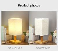Lámpara De Mesa LED Estilo Chino Decorativo Luz Nocturna USB Dimmer Con Sombrilla De Tela Iluminación Para Dormitorio - details 6