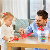 10/20Pcs Juguetes De Rana Saltarina En Color Sólido Juguete De Plástico Para Juego Familiar Y Alivio Del Estrés Regalo De Cumpleaños Para Niños - details 0