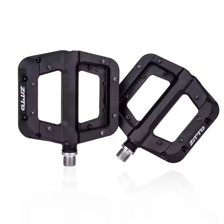Rodamientos ZTTO MTB Ultralight Pedal Plano Chester XC Rendición AM Montaña BMX Antideslizante Gran Pie DU Fundición Nylon Plástico Bicicleta - 1
