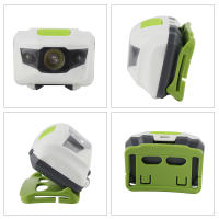 BORUiT Linterna De Corbata LED Mini Potenciada Por Batería AAA Luz Roja Impermeable Para Camping Y Senderismo - details 4