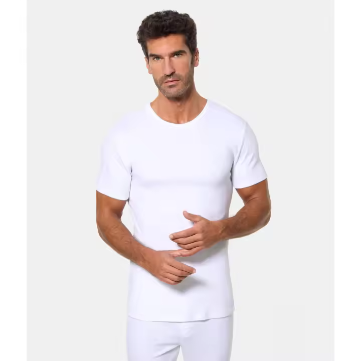 Camiseta Abanderado interior manga corta hombre algodón 100% Canale - 1